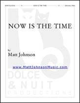 Now Is the Time SATB choral sheet music cover